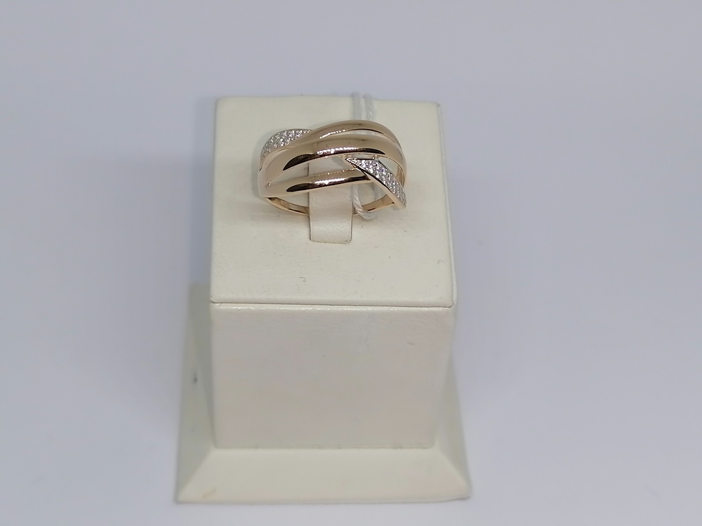 КОЛКМИ585 КОЛЬЦО С КАМНЯМИ (Au 585)