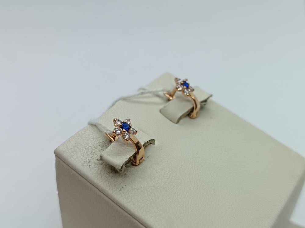 СЕРЬГИ С КАМНЯМИ (Au 585)