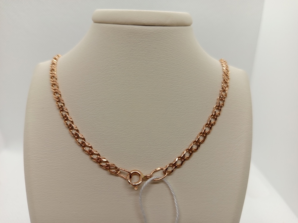 ЦЛР2585 ЦЕПЬ ПОЛНОВЕСНАЯ Ромб двойной (Au 585)