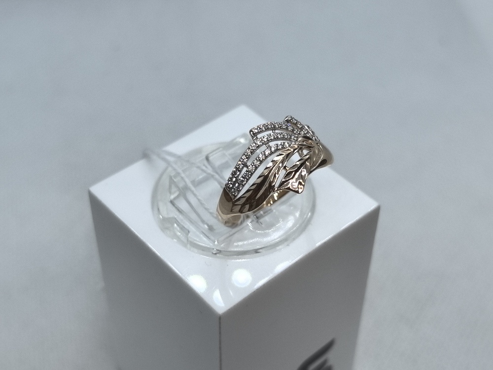 КОЛКМИ585 КОЛЬЦО С КАМНЯМИ (Au 585)