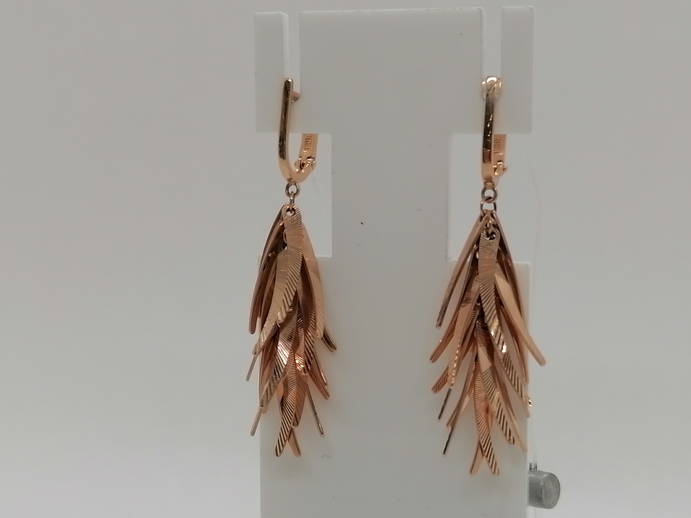 СЕРЬГИ БЕЗ КАМНЯ (Au 585)