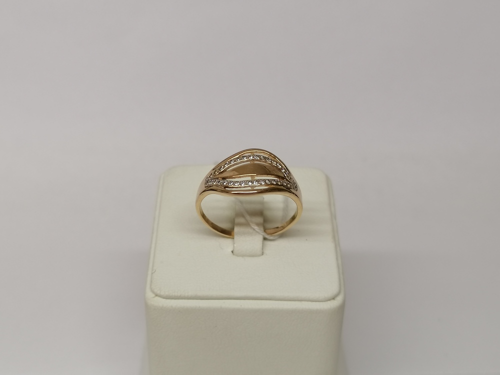 КОЛКМИ585 КОЛЬЦО С КАМНЯМИ (Au 585)