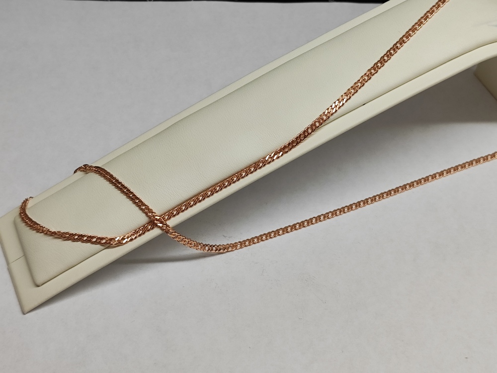 ЦЛР2585 ЦЕПЬ ПОЛНОВЕСНАЯ Ромб двойной (Au 585)