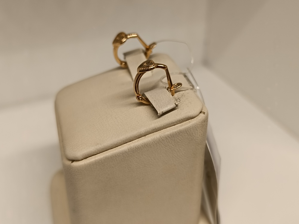 СЕРЬГИ БЕЗ КАМНЯ (Au 585)