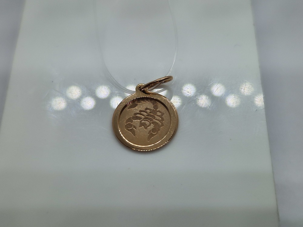 ПОДВЕСКА ЗНАК ЗОДИАКА СКОРПИОН (Au 585)