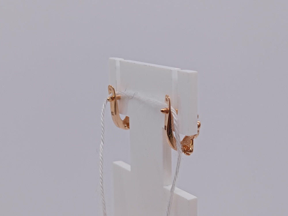 СКМИ585 СЕРЬГИ С КАМНЯМИ (Au 585)