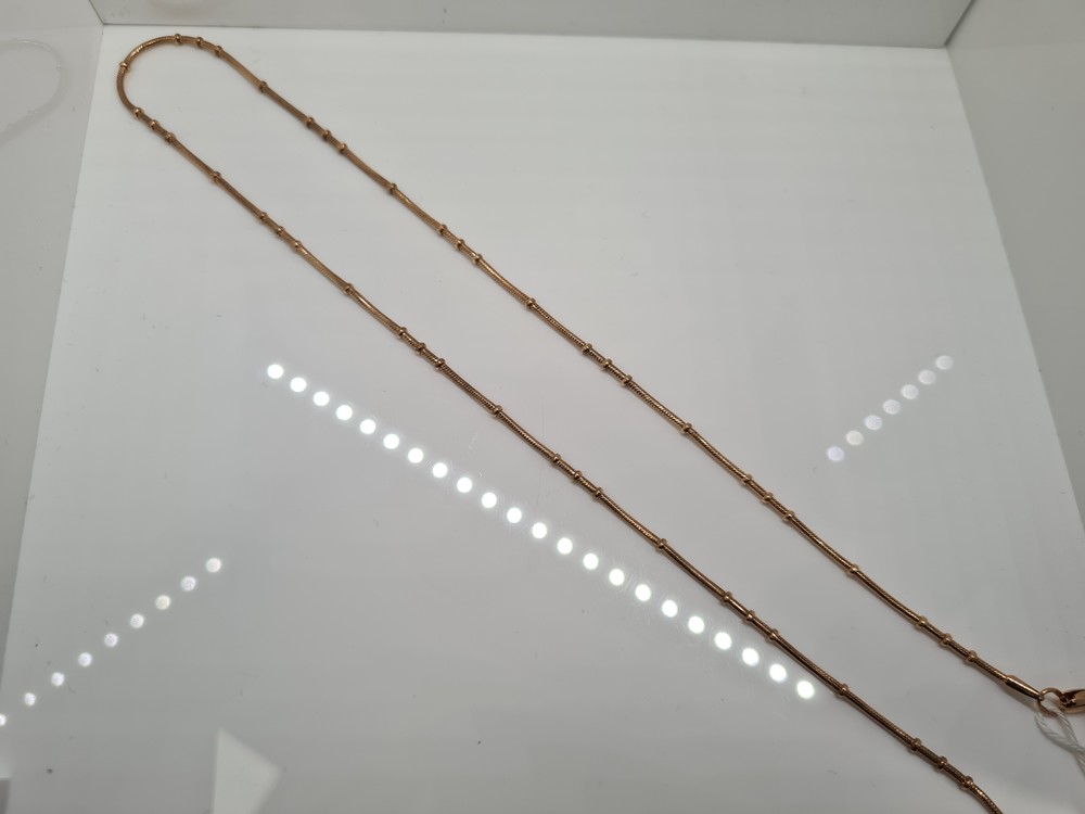 ЦЛЖГ585 ЦЕПЬ ПОЛНОВЕСНАЯ Жгут(снейк) (Au 585)