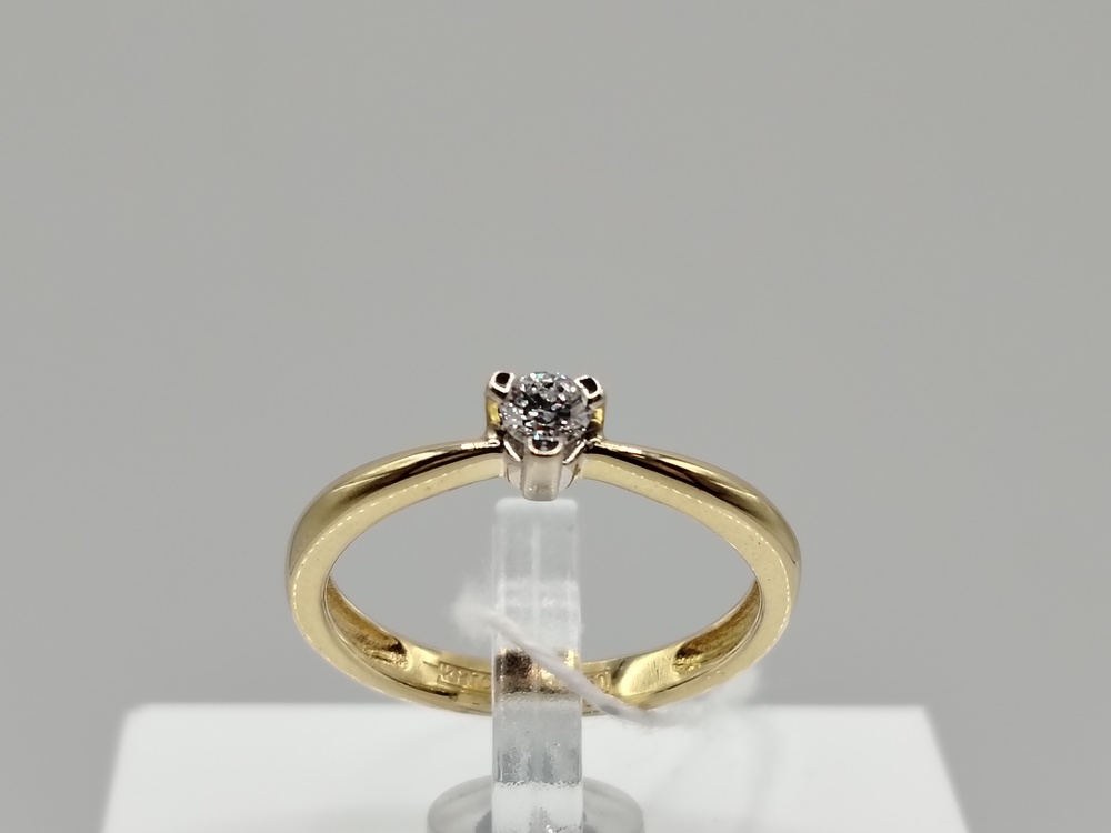 КОЛЬЦО БРИЛЛИАНТ Au 750