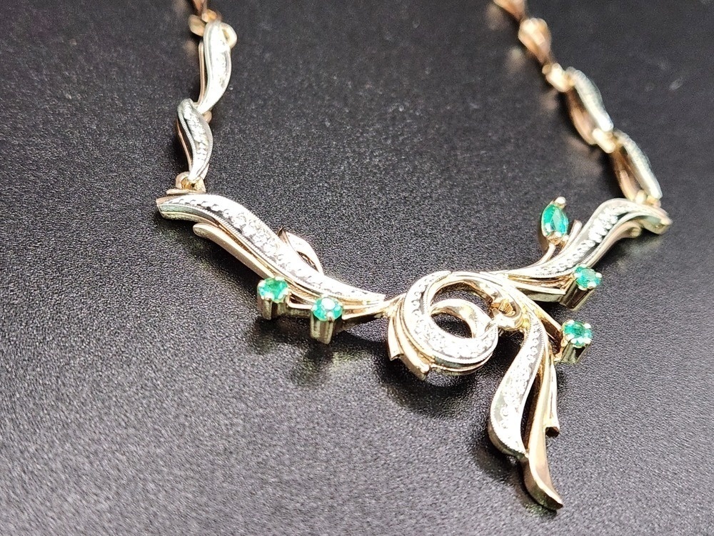 КОЛЬЕ БРИЛЛИАНТ Au 585