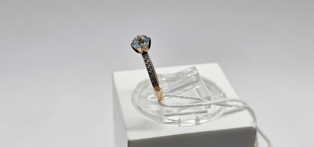 КОЛКМИ585 КОЛЬЦО С КАМНЯМИ (Au 585)