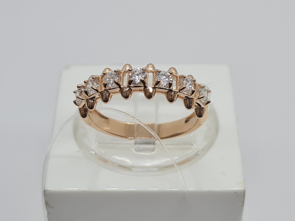 КОЛЬЦО С КАМНЯМИ (Au 585)