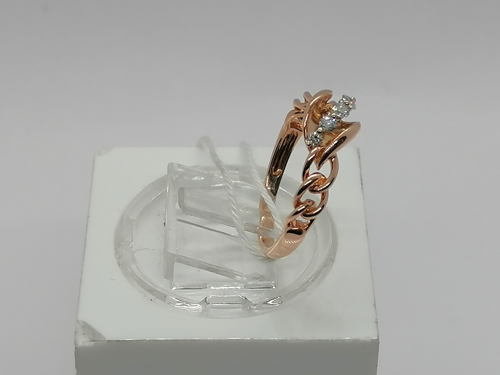 КОЛЬЦО БРИЛЛИАНТ Au 750