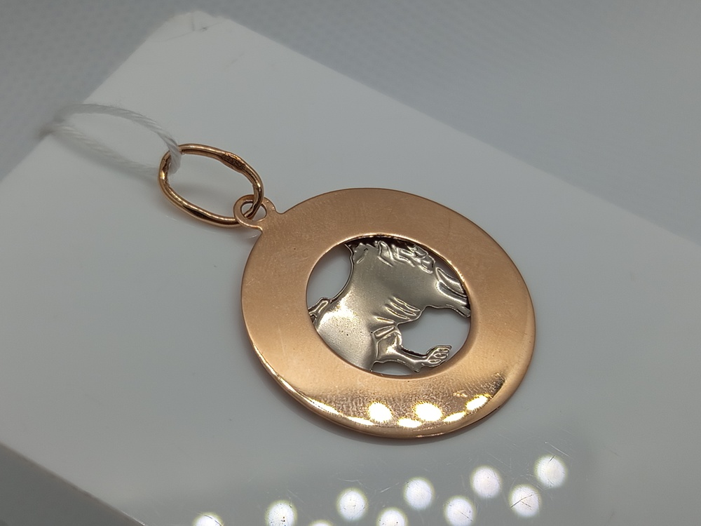 ПОДВЕСКА ЗНАК ЗОДИАКА ЛЕВ Au 585