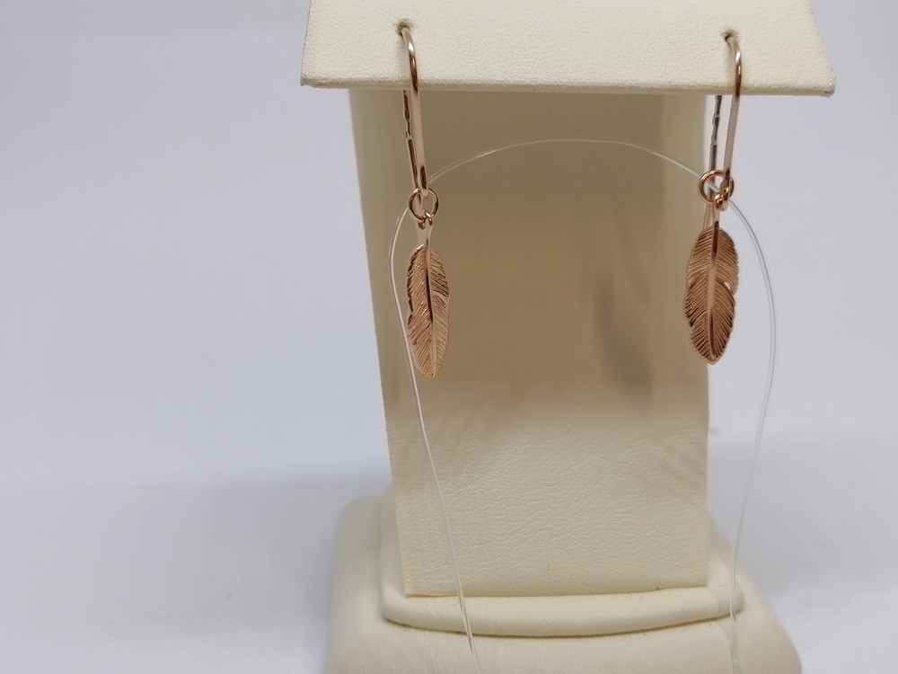 СЕРЬГИ БЕЗ КАМНЯ (Au 585)