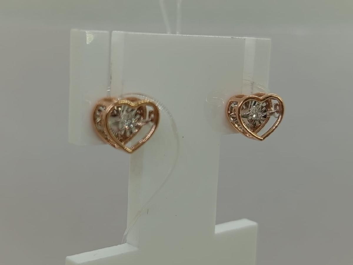 СЕРЬГИ ПУСЕТЫ Бриллиант (Au 585)