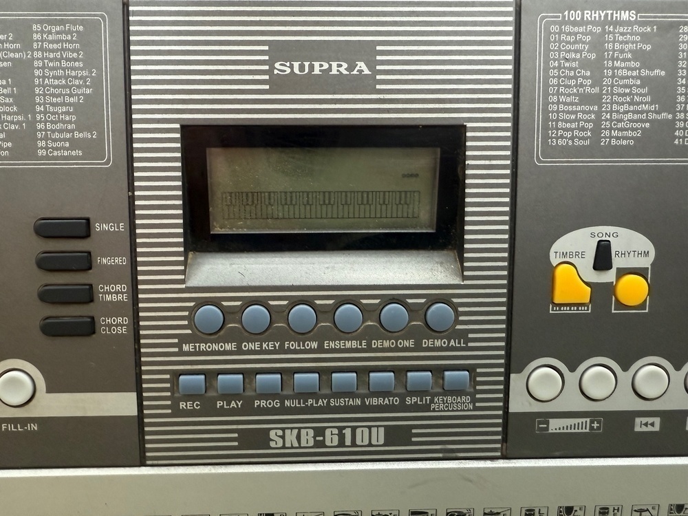 Синтезатор SUPRA SKB-610U
