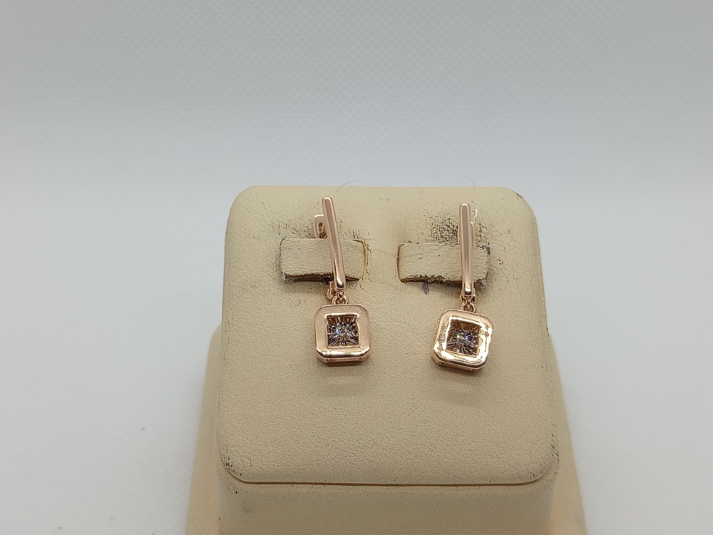 СЕРЬГИ БРИЛЛИАНТ (Au 585)