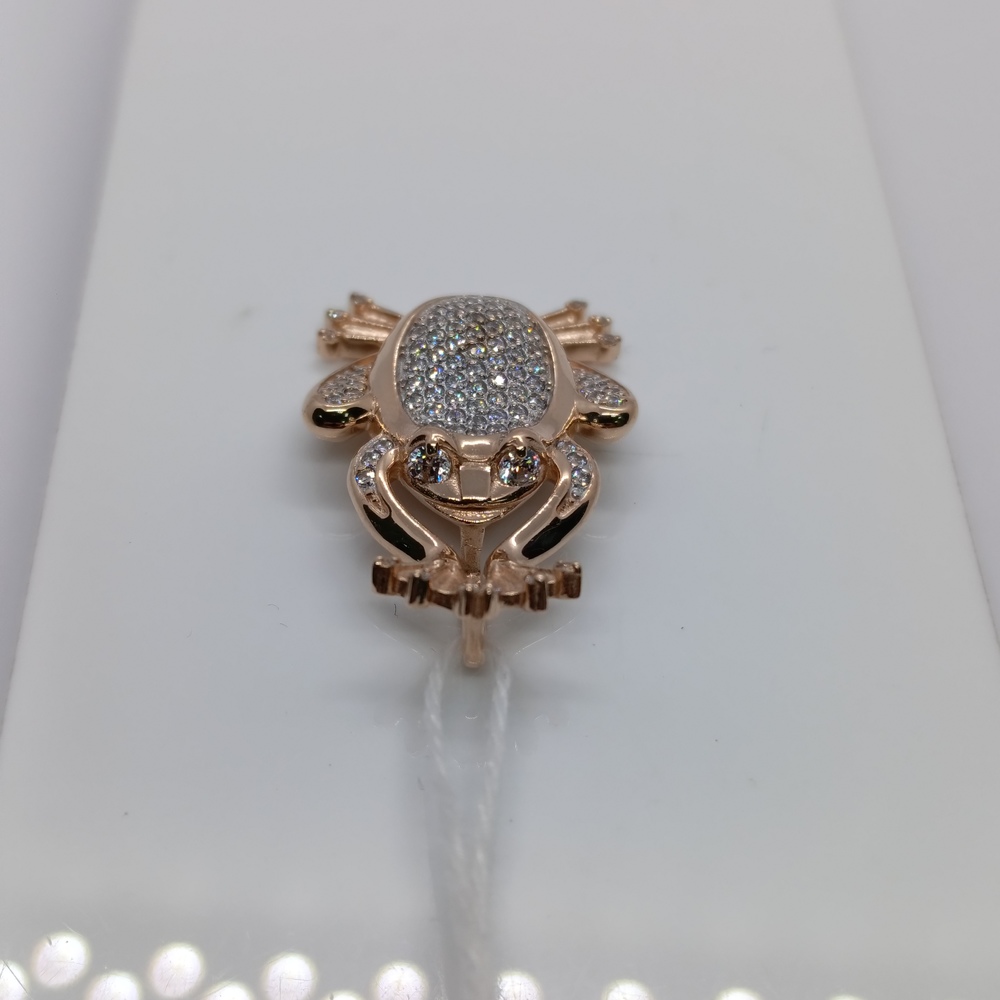 ПОДКМИ585 ПОДВЕСКА С КАМНЯМИ (Au 585)