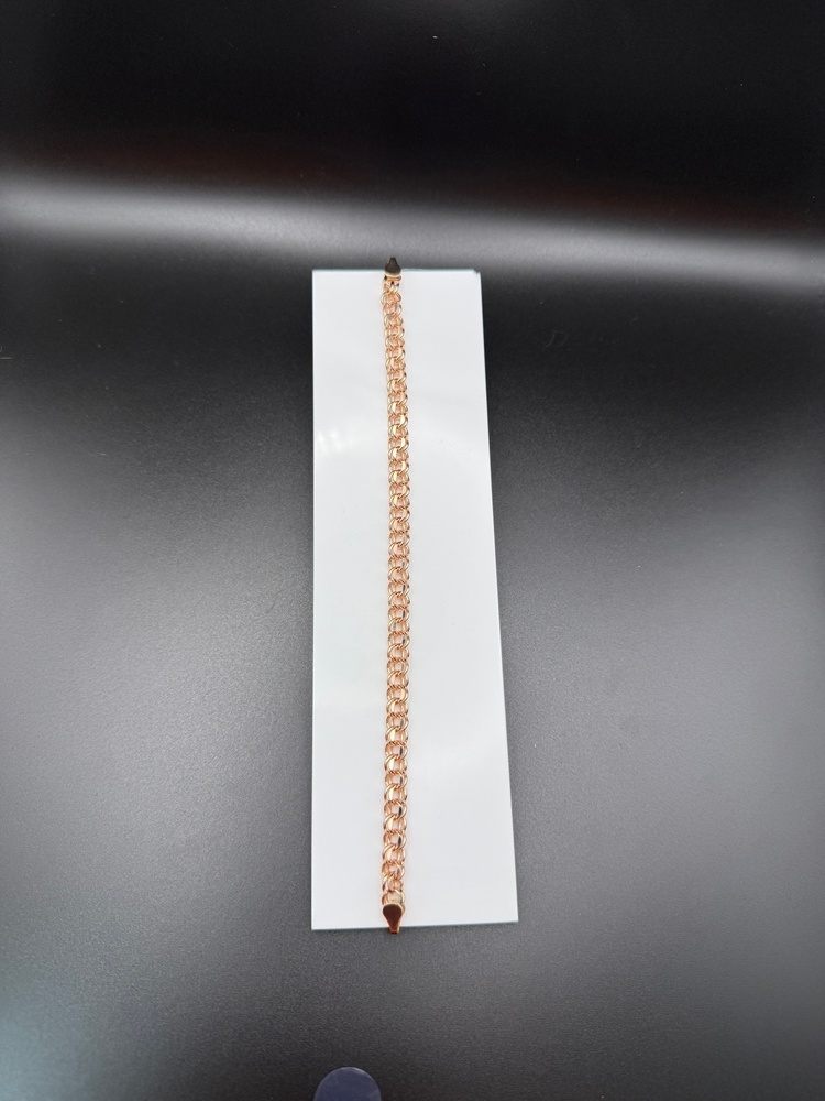 БРАСЛЕТ ПУСТОТЕЛЫЙ Бисмарк (Au 585)