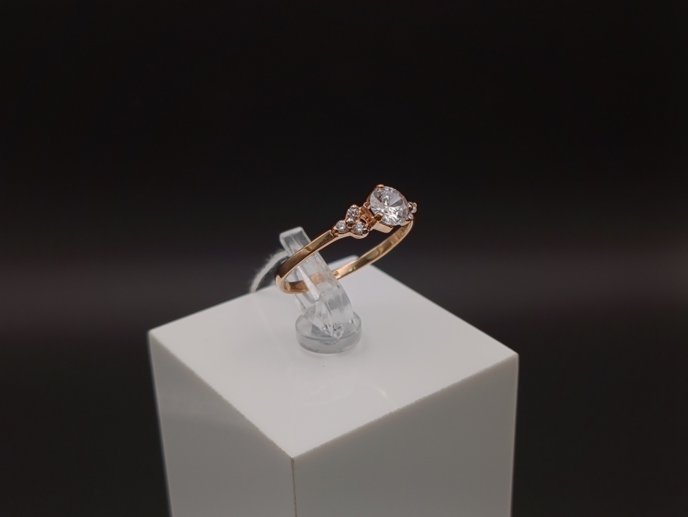 КОЛКМИ585 КОЛЬЦО С КАМНЯМИ (Au 585)