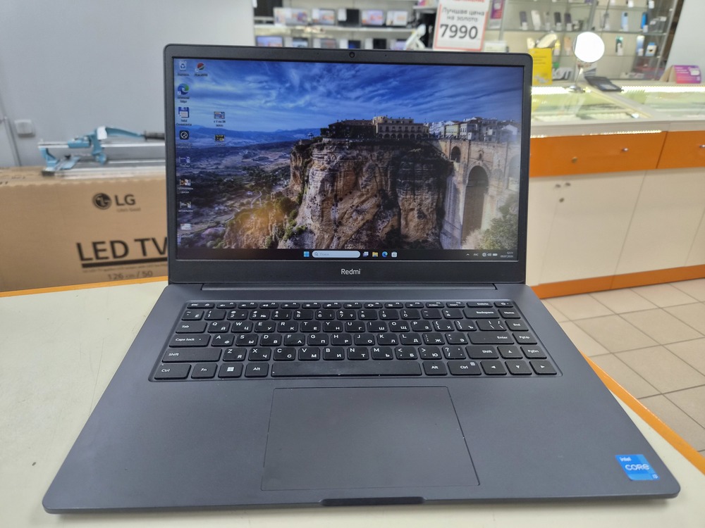Ноутбук Xiaomi RedmiBook 15; Core I3-1115G4, Intel UHD Graphics, 8 Гб, 256 Гб, Нет