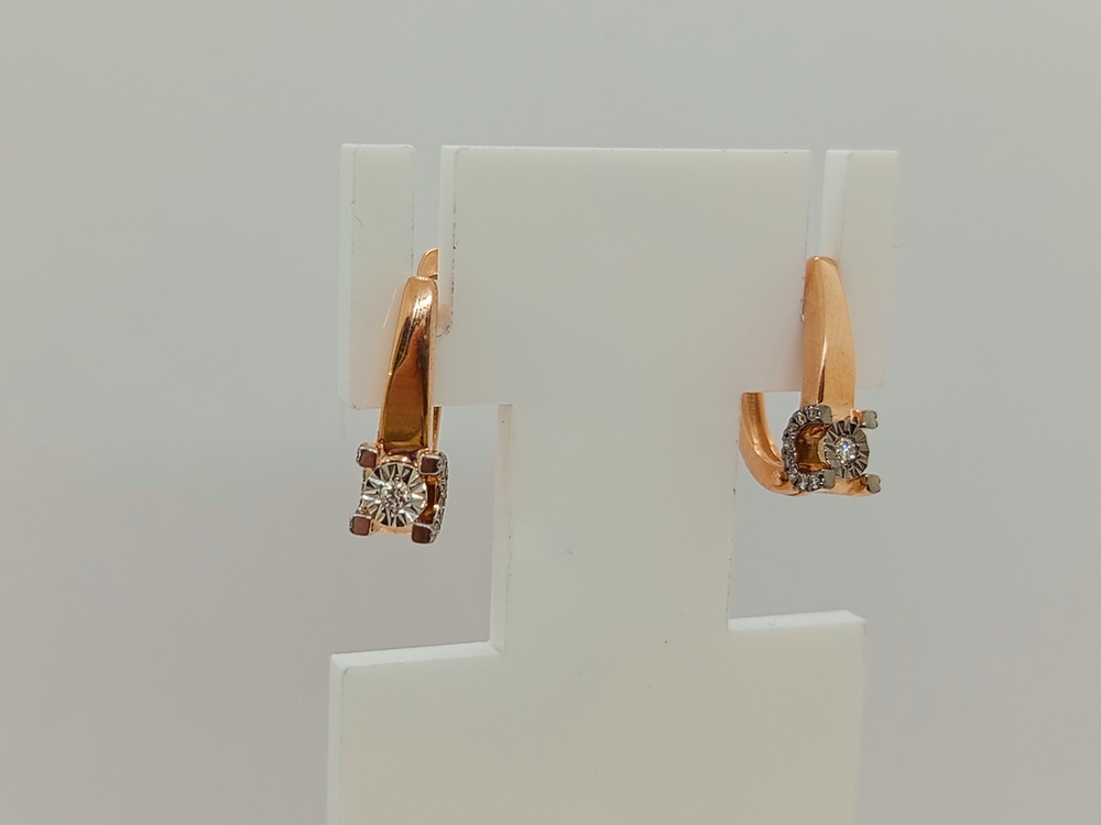 СЕРЬГИ БРИЛЛИАНТ (Au 585)