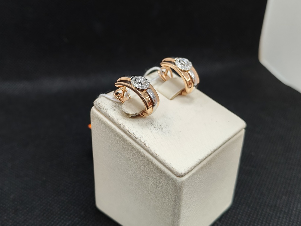 СЕРЬГИ БРИЛЛИАНТ (Au 585)