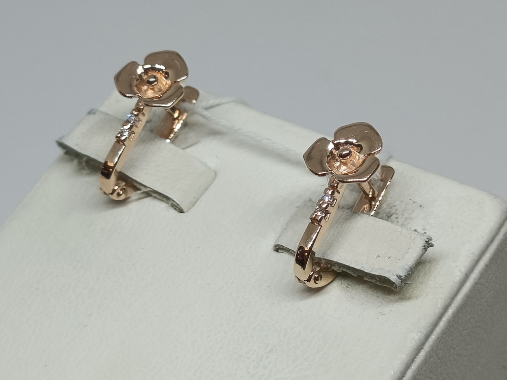 СЕРЬГИ С КАМНЯМИ (Au 585)