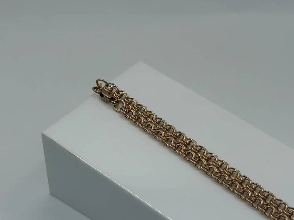 ЦЕПЬ ПУСТОТЕЛАЯ Бисмарк (Au 585)