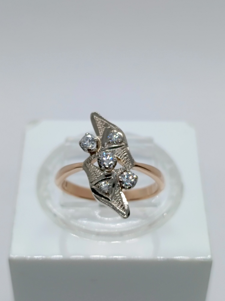 КОЛЬЦО БРИЛЛИАНТ Au 585