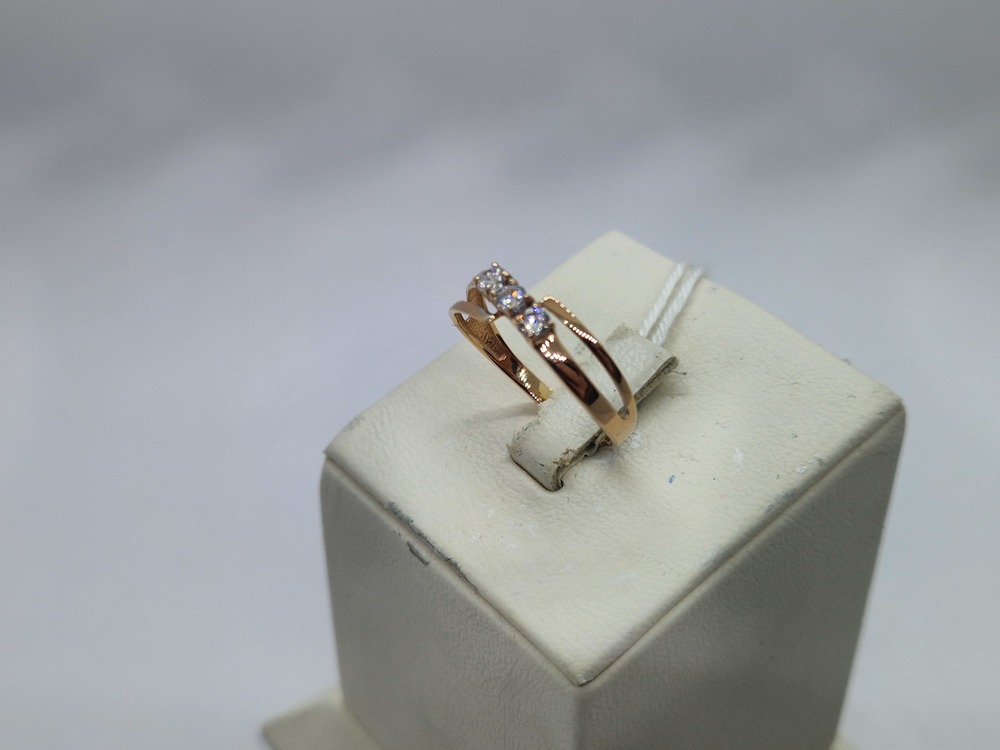 КОЛКМИ585 КОЛЬЦО С КАМНЯМИ (Au 585)