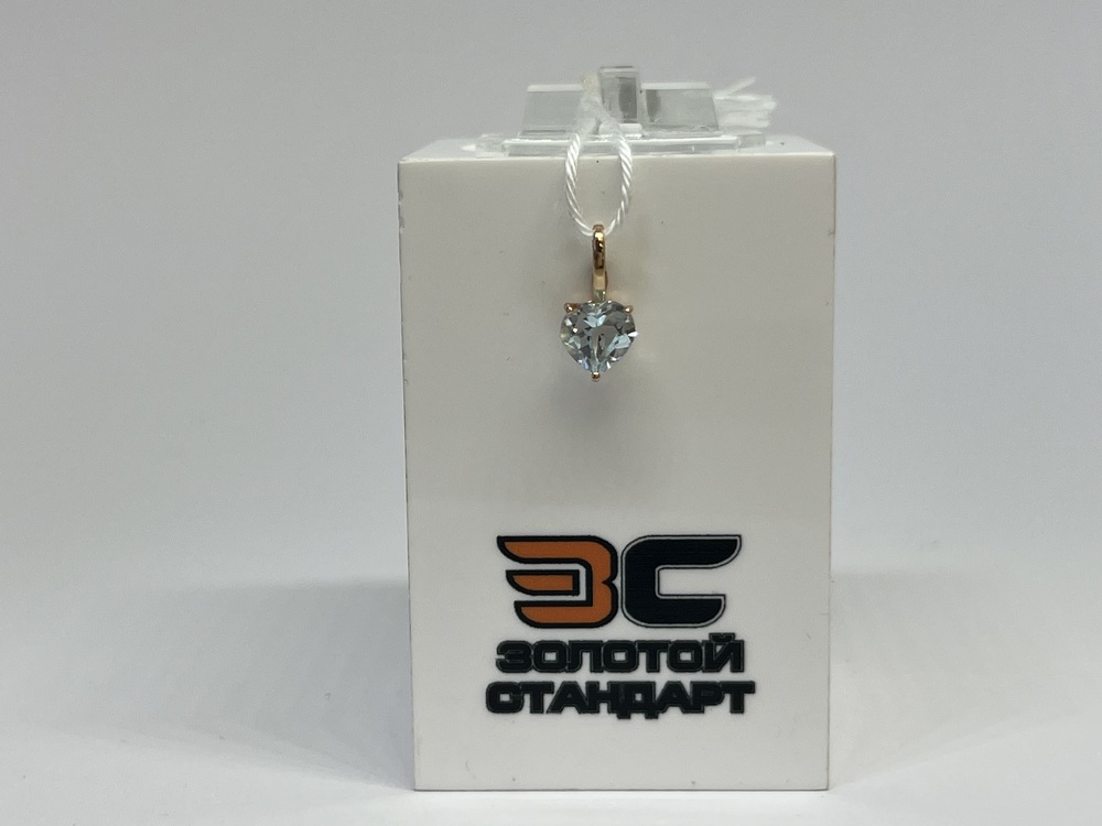 ПОДКМ585 ПОДВЕСКА С КАМНЕМ (Au 585)