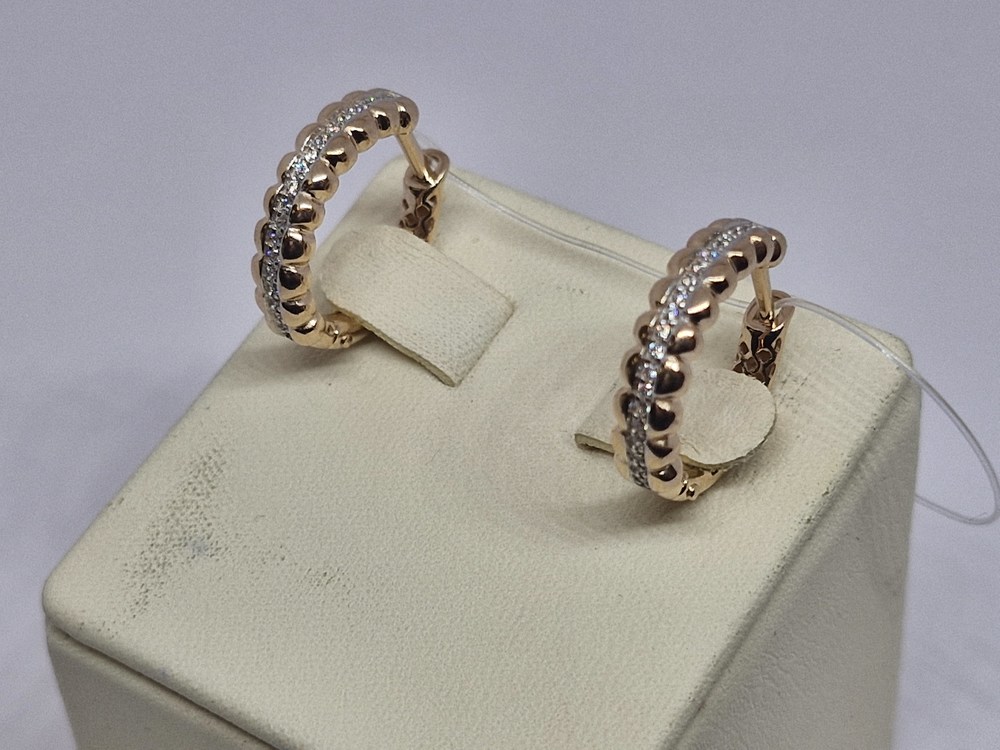 СЕРЬГИ С КАМНЯМИ (Au 585)