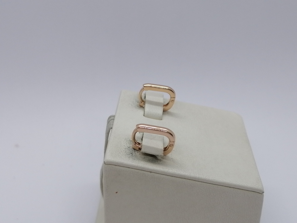 СБКМ585 СЕРЬГИ БЕЗ КАМНЯ (Au 585)