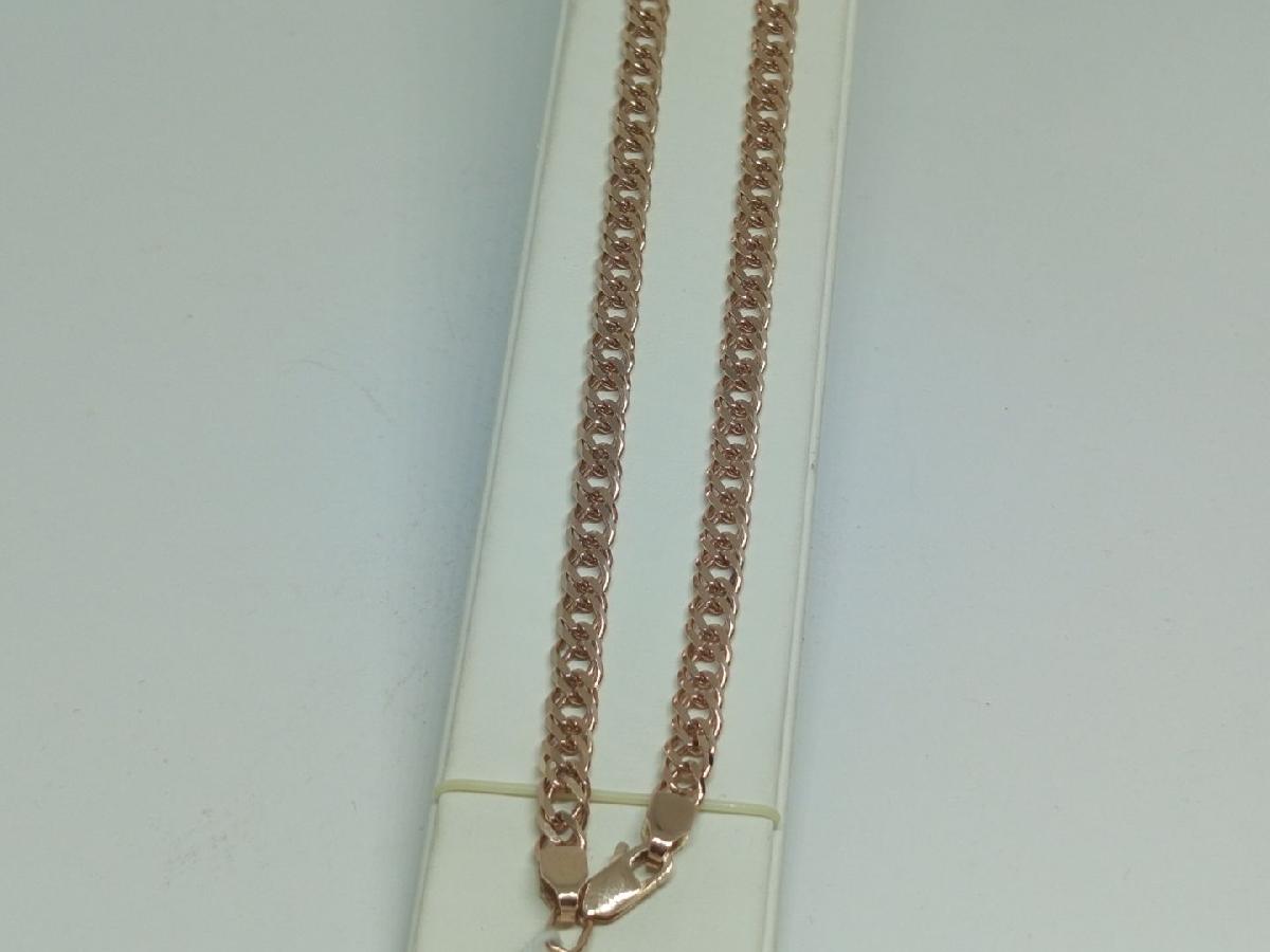 ЦЕПЬ ПОЛНОВЕСНАЯ Ромб двойной (Au 585)