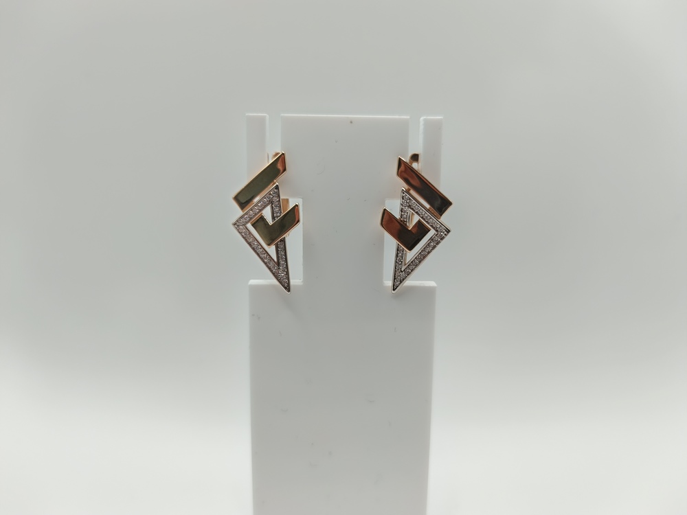 СЕРЬГИ С КАМНЯМИ (Au 585)