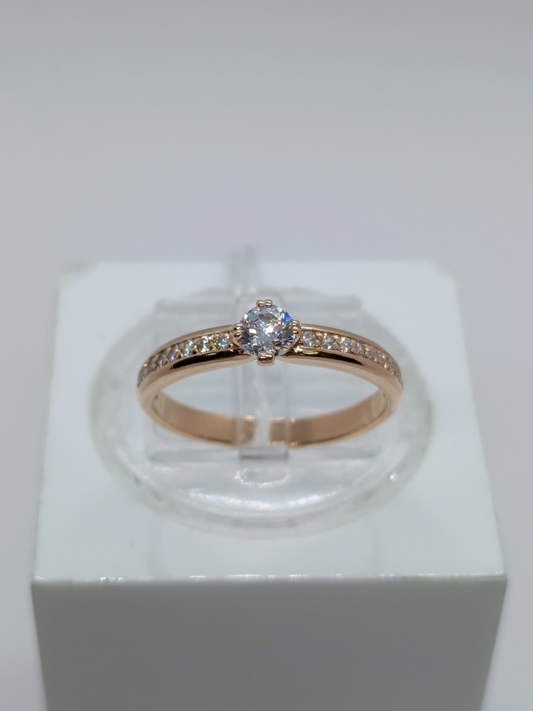 КОЛКМИ585 КОЛЬЦО С КАМНЯМИ (Au 585)