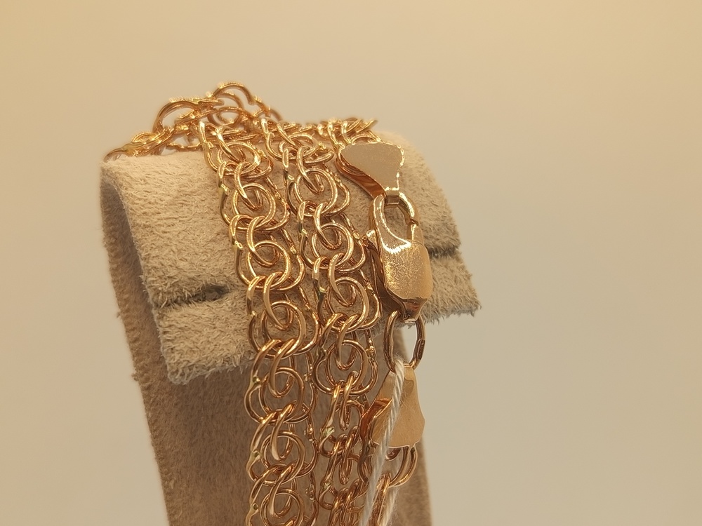 ЦЕПЬ ПОЛНОВЕСНАЯ Бисмарк (Au 585)