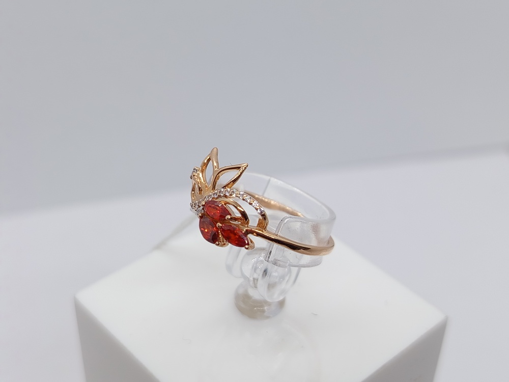 КОЛКМИ585 КОЛЬЦО С КАМНЯМИ (Au 585)