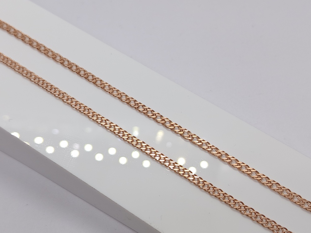 ЦЛР2585 ЦЕПЬ ПОЛНОВЕСНАЯ Ромб двойной (Au 585)