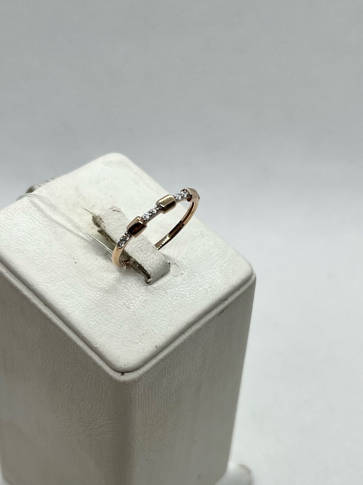 КОЛЬЦО С КАМНЯМИ (Au 585)