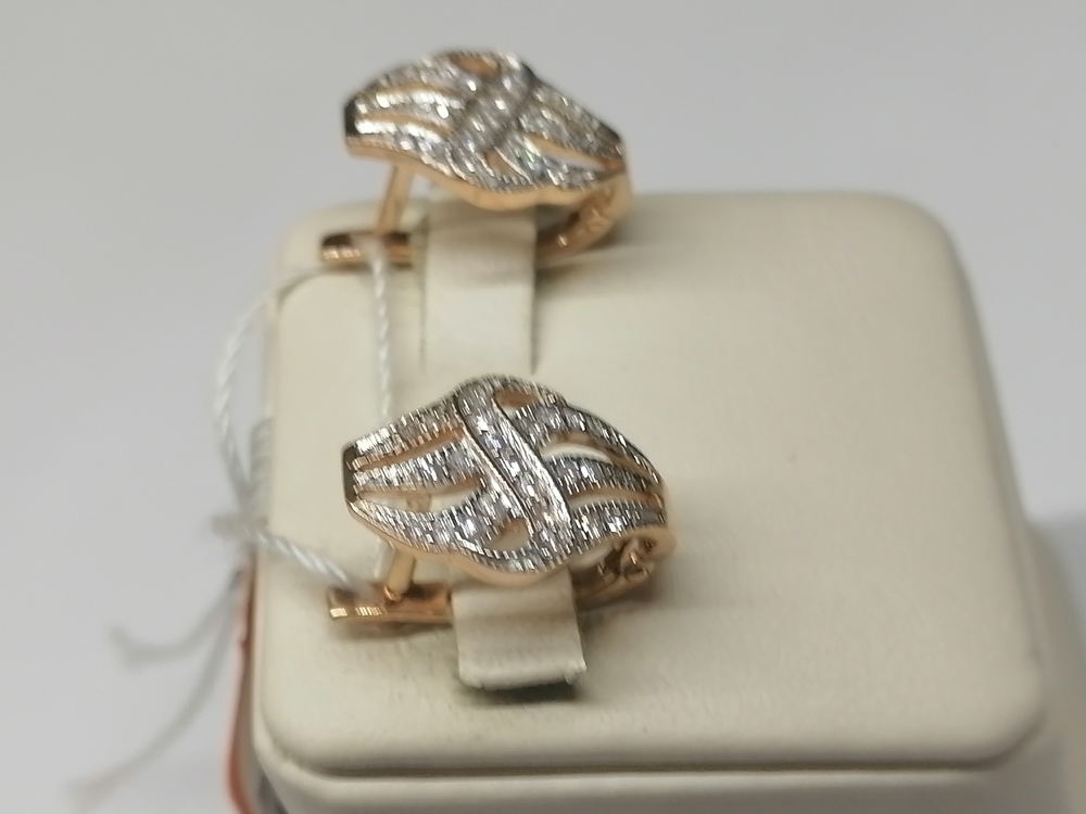 СЕРЬГИ С КАМНЯМИ (Au 585)