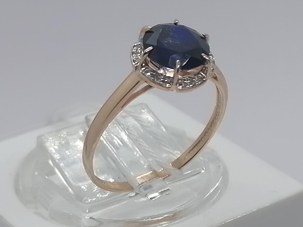 КОЛКМИ585 КОЛЬЦО С КАМНЯМИ (Au 585)