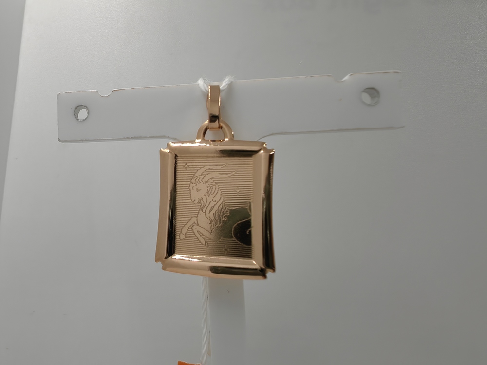 ПОДВЕСКА ЗНАК ЗОДИАКА КОЗЕРОГ Au 585 КОЗЕРОГ