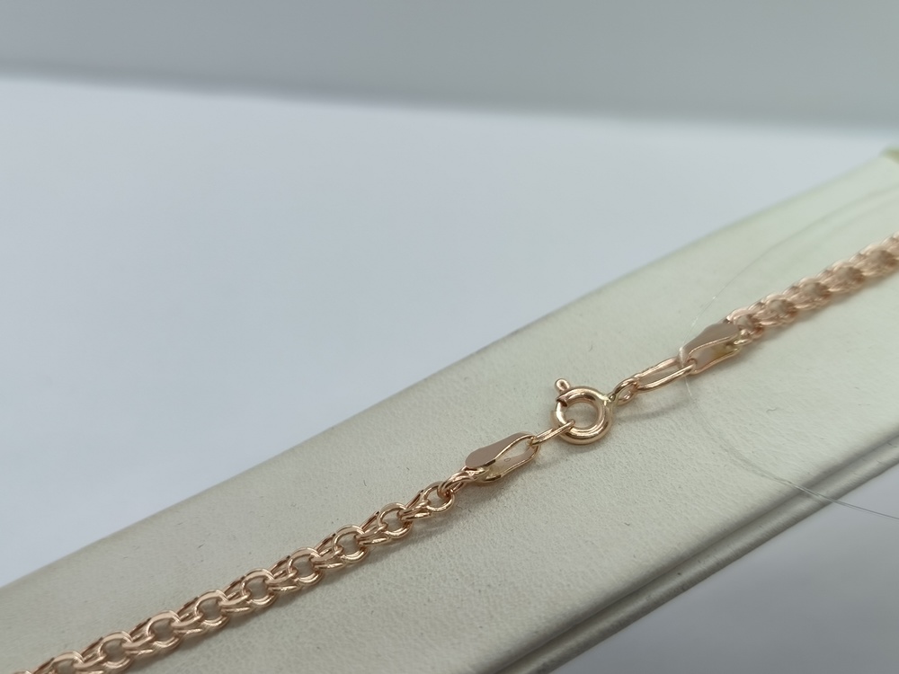 ЦЕПЬ ПУСТОТЕЛАЯ Бисмарк (Au 585)