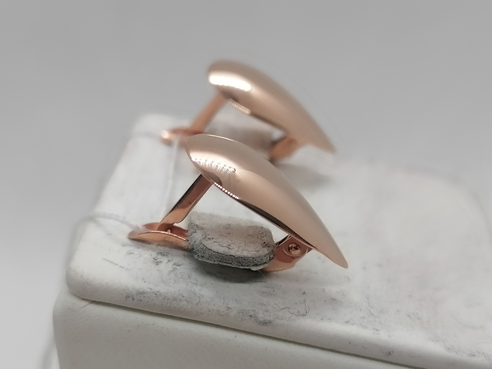 СЕРЬГИ БЕЗ КАМНЯ (Au 585)