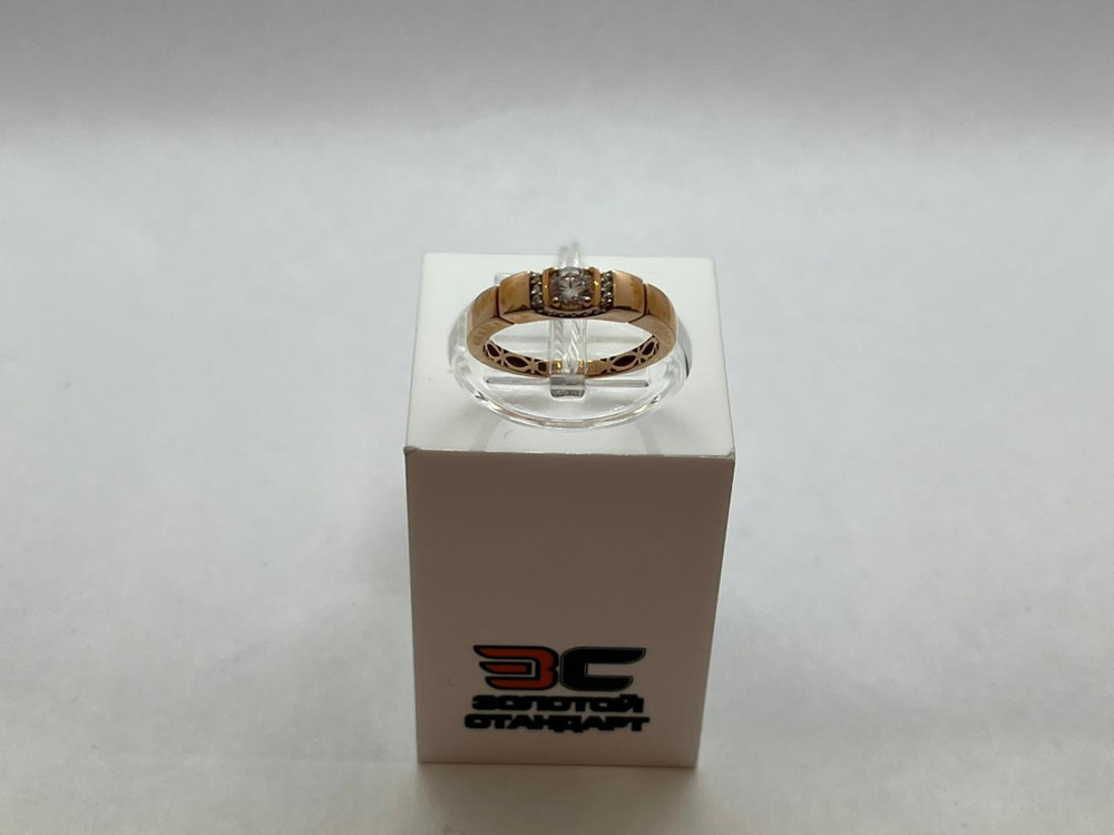 КОЛКМИ585 КОЛЬЦО С КАМНЯМИ (Au 585)