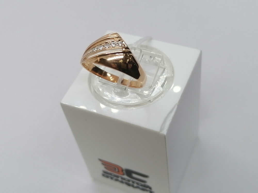 КОЛКМИ585 КОЛЬЦО С КАМНЯМИ (Au 585)