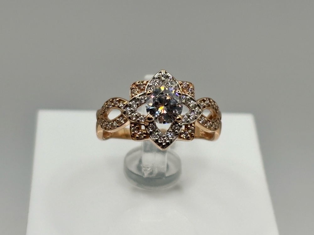 КОЛКМИ585 КОЛЬЦО С КАМНЯМИ (Au 585)