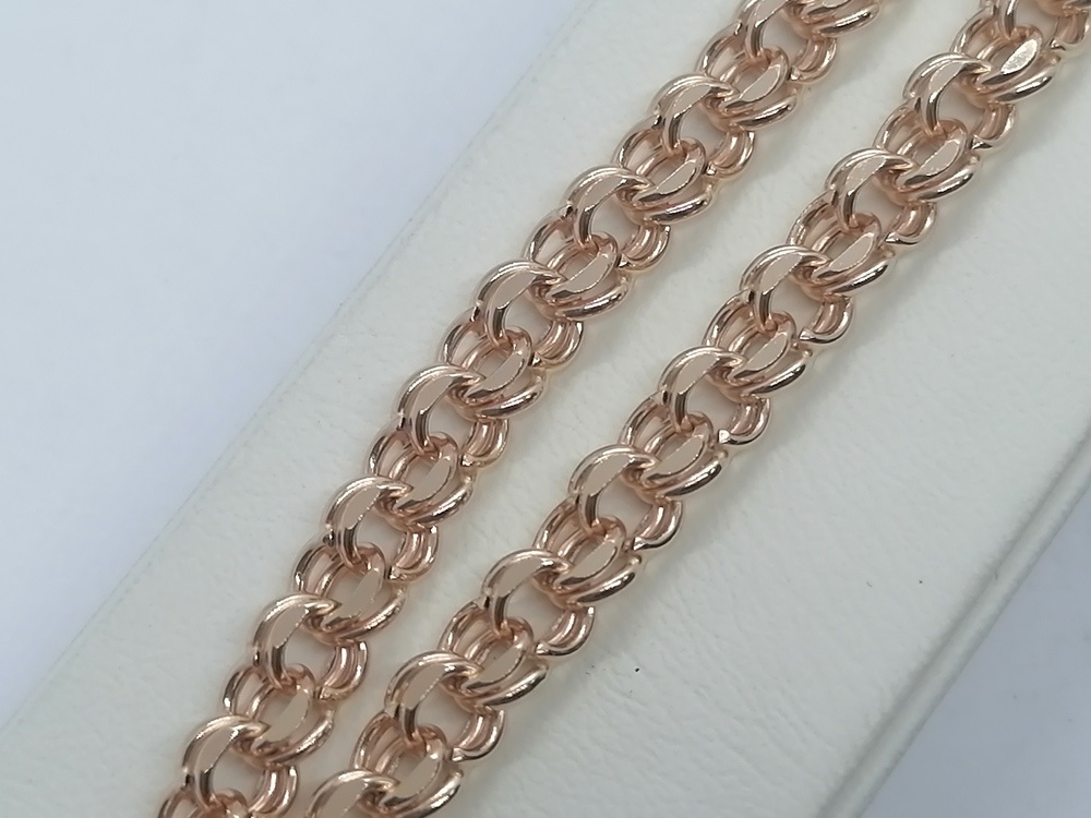 ЦЕПЬ ПУСТОТЕЛАЯ Бисмарк (Au 585)